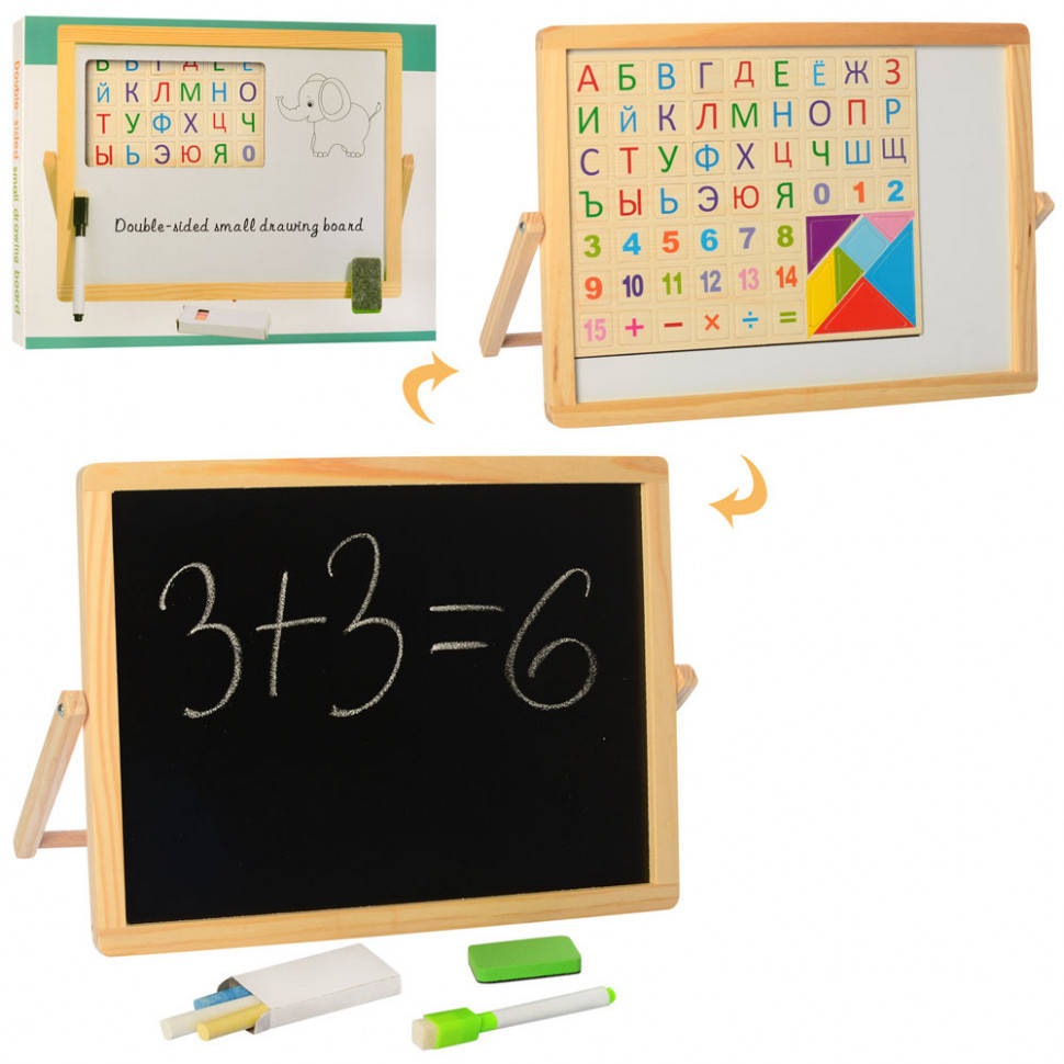 

Развивающая игрушка Мольберт MD 2313 деревянный