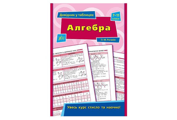 

Довідник у таблицях Алгебра 7-11 кл Укр (УЛА)
