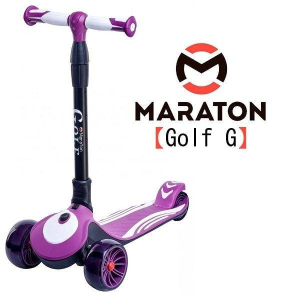 

Трехколесный самокат Maraton Golf G Фиолетовый + LED-фонарик