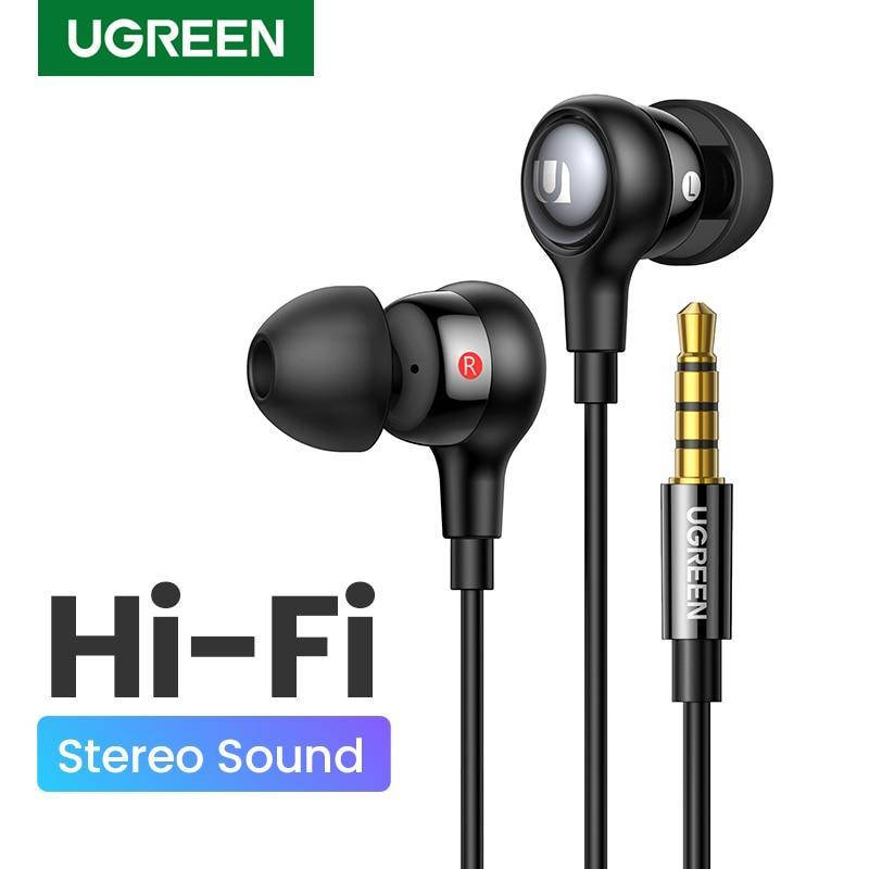 

Проводные наушники Ugreen EP103 (30637) с микрофоном Black, Черный