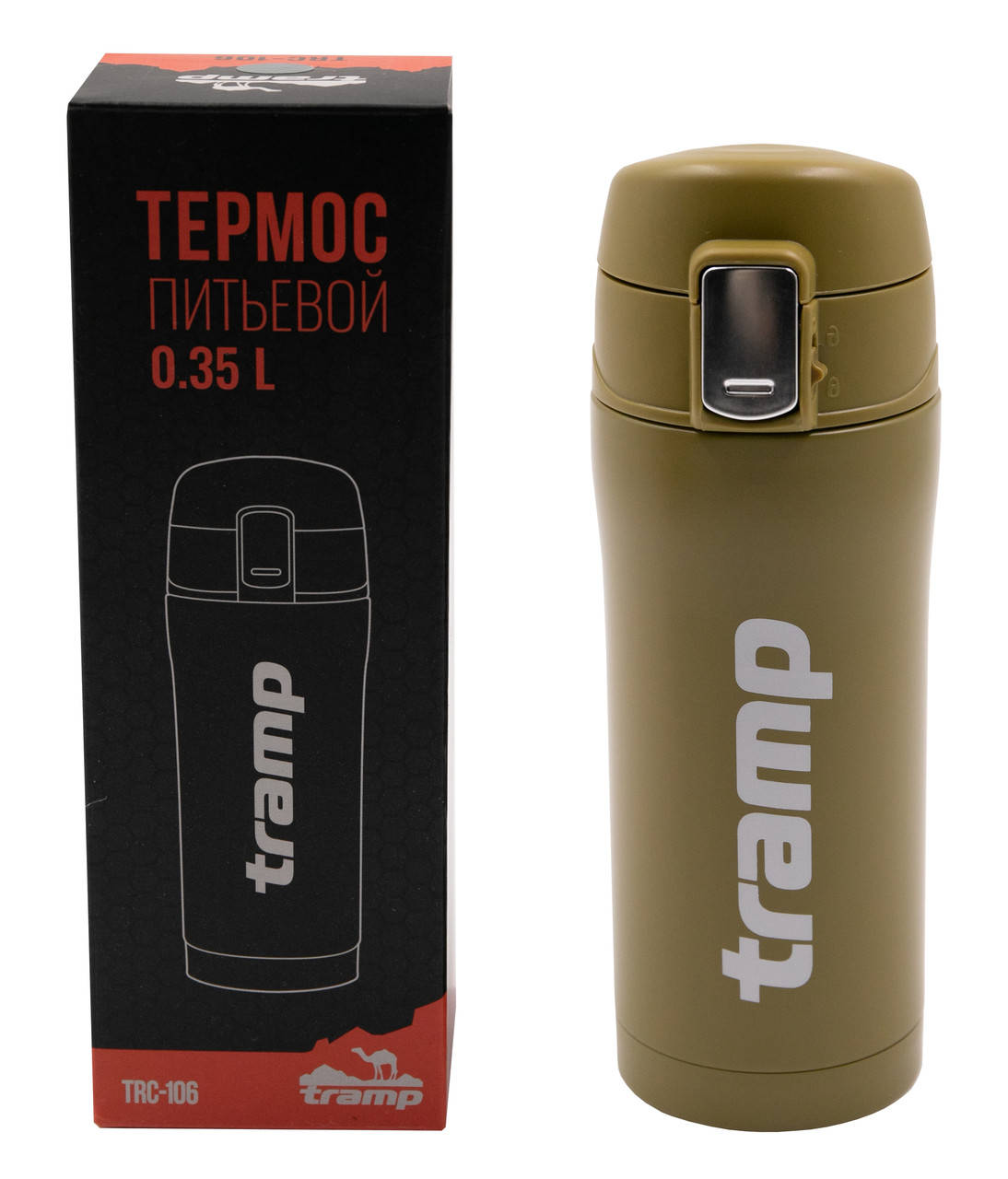 

Термос-кружка Tramp 0,35 л хаки TRC-106-khaki, Термокружка Трамп
