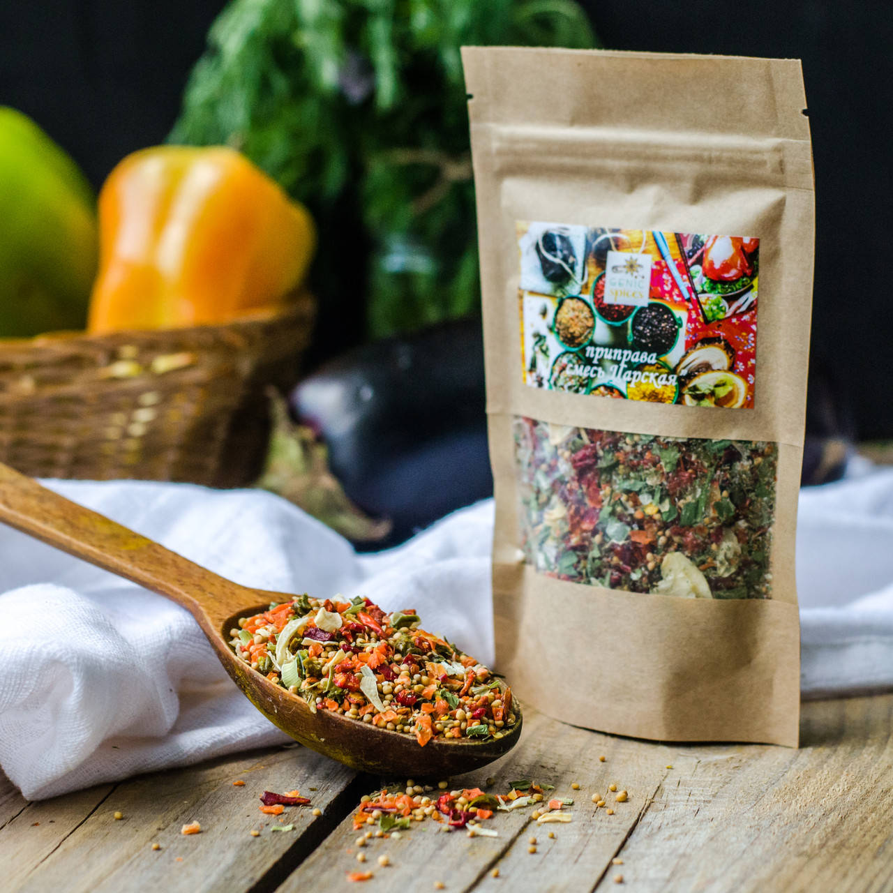 

Смесь "Царская" (для супов, бульонов, соусов) 50 грамм