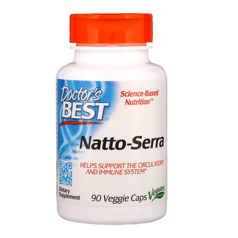 

Doctor's Best Natto-Serra 90 капсул в растительной оболочке