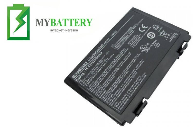 

Аккумуляторная батарея Asus A32-F82 A32-F52 X8B X8D K40IJ K40IN K50 K51, Черный