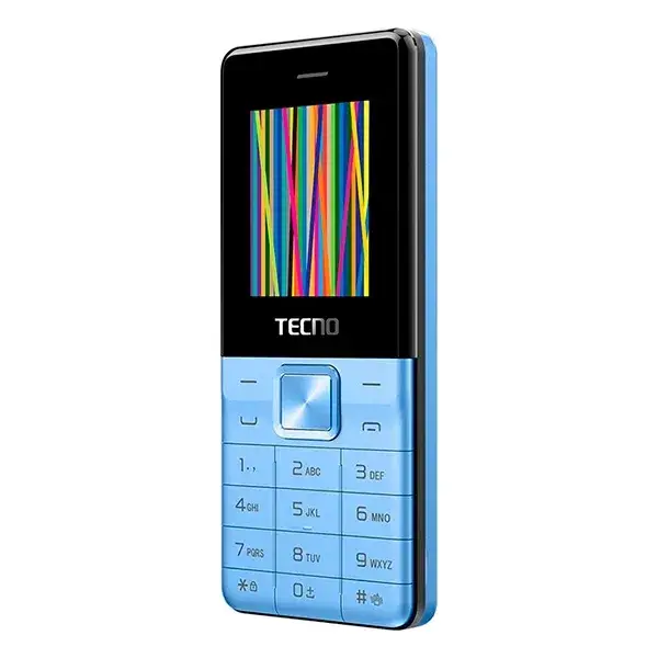 

Кнопочный телефон Tecno T301 Light Blue Dual SIM, Синий