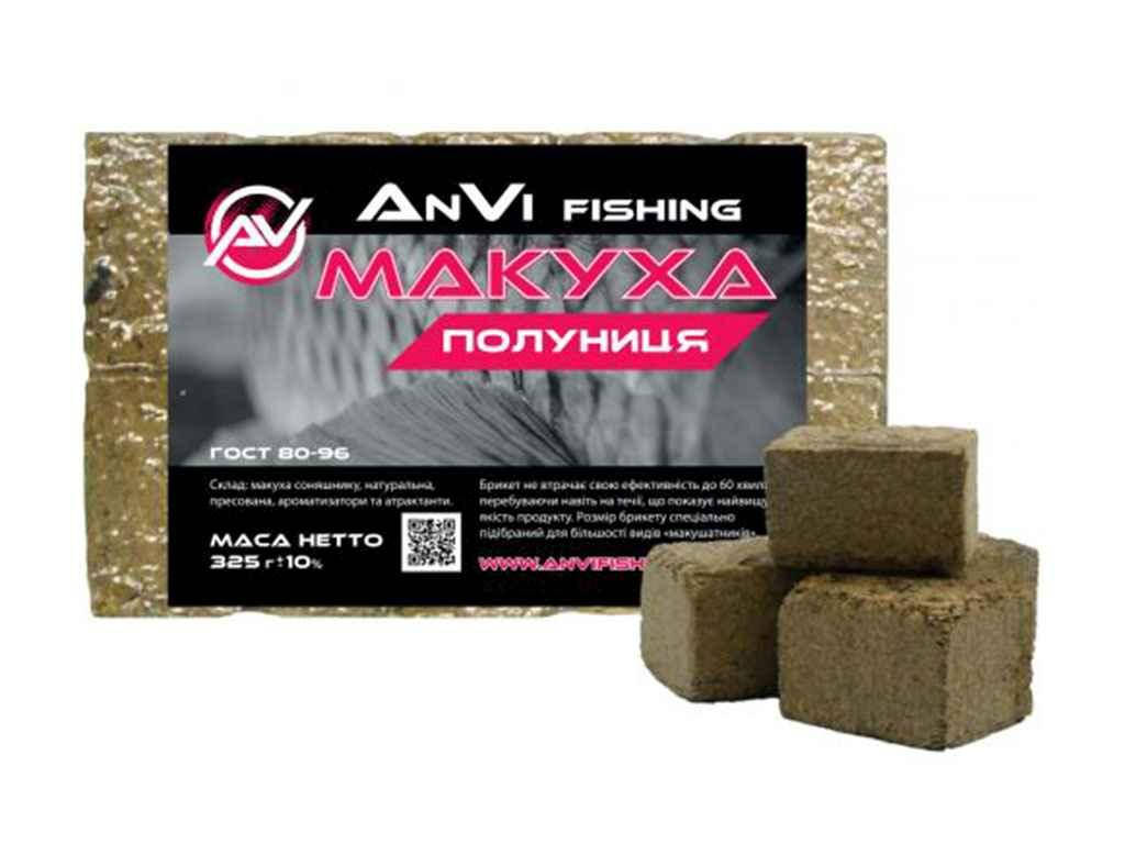 

Макуха ПОЛУНИЦЯ у вакумній упаковці 325г (/-10г) ТМ ANVI-FISHING