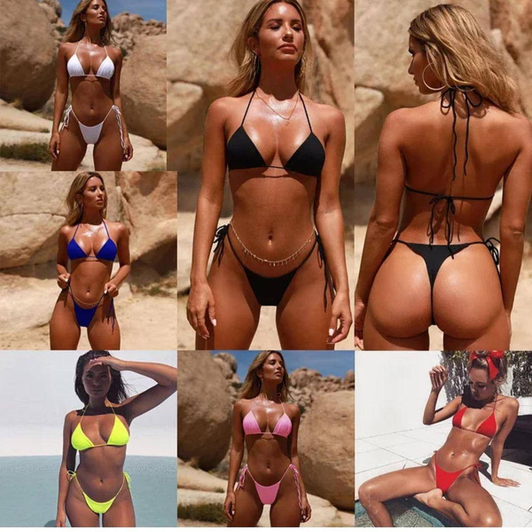 

Классика пляжного гардероба! для идеального загара Стильный купальник бикини.