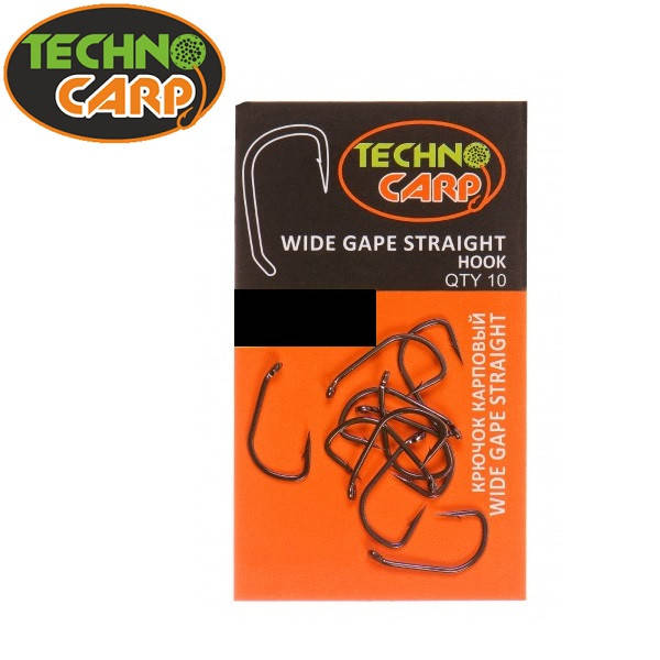 

Крючок карповый Techno Carp "Wide Gape Straight" (10шт) 4