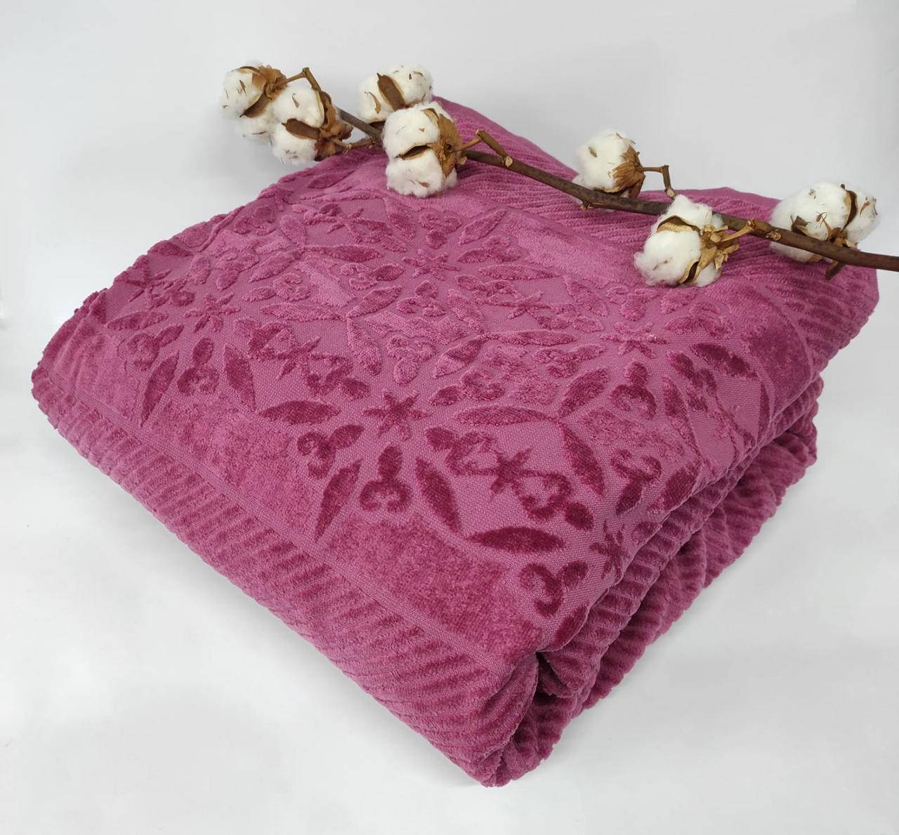 

Махровая Простынь Евро АЕ Cotton 220Х240 см фиолетовая, Фиолетовый