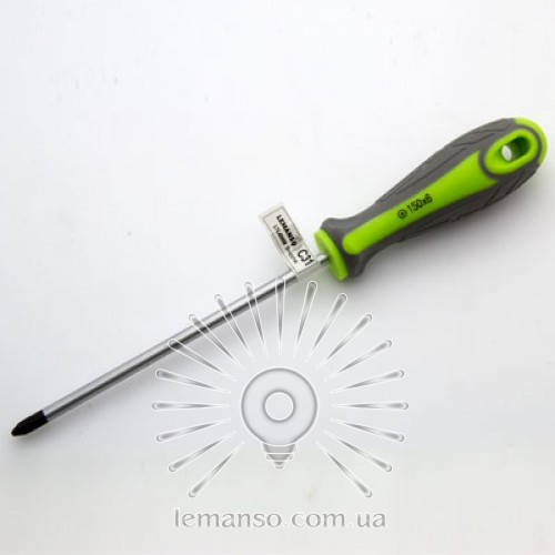 

Отвертка LEMANSO PH2x150 LTL40009 серо-зелёная