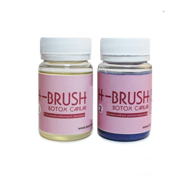 

H-Brush Botox Capilar набор ботокса для волос 2х50 мл
