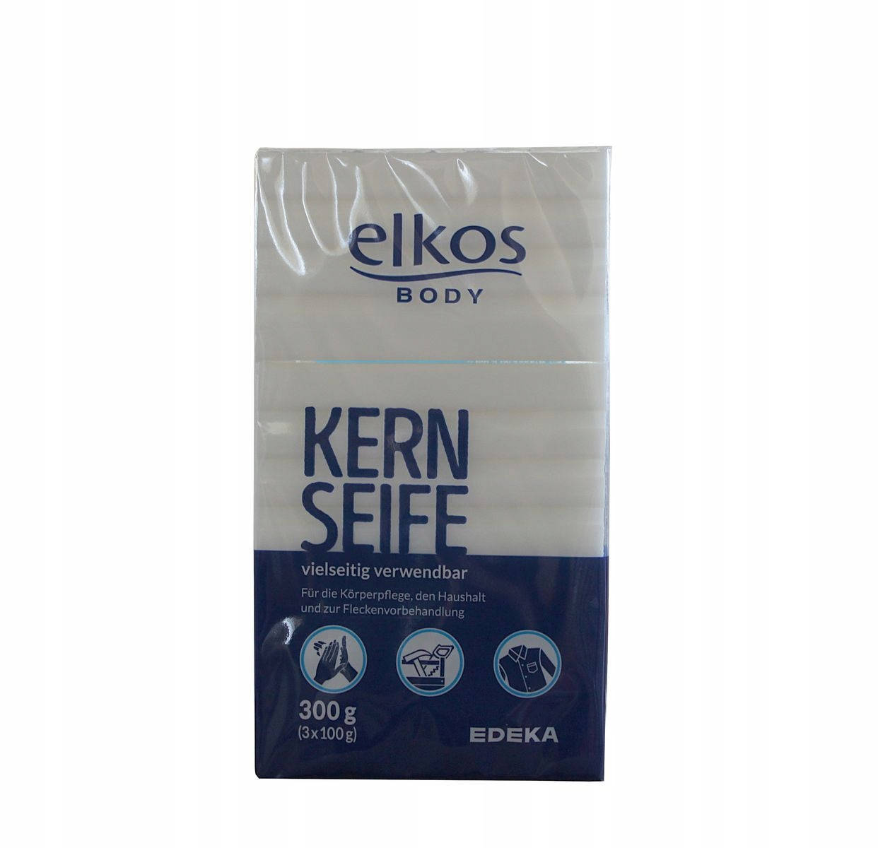 

Хозяйственное мыло - пятновыводитель Elkos kern-seife 3*100 Германия