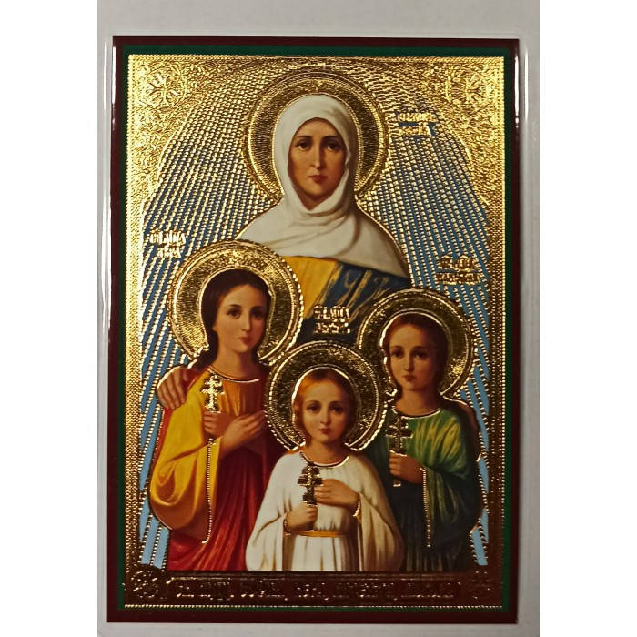 

София, В., Н., Л. 102 икона ламин 6х8см с зол и серебр. 700 видов