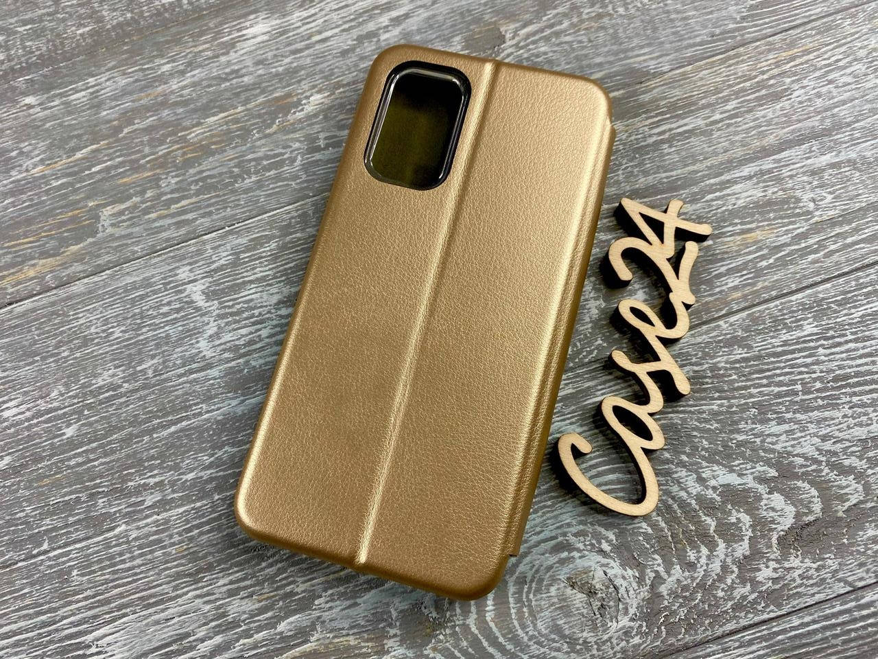 

Кожаный чехол книжка Elegant на Samsung Galaxy A32 (5 цветов) золотистый