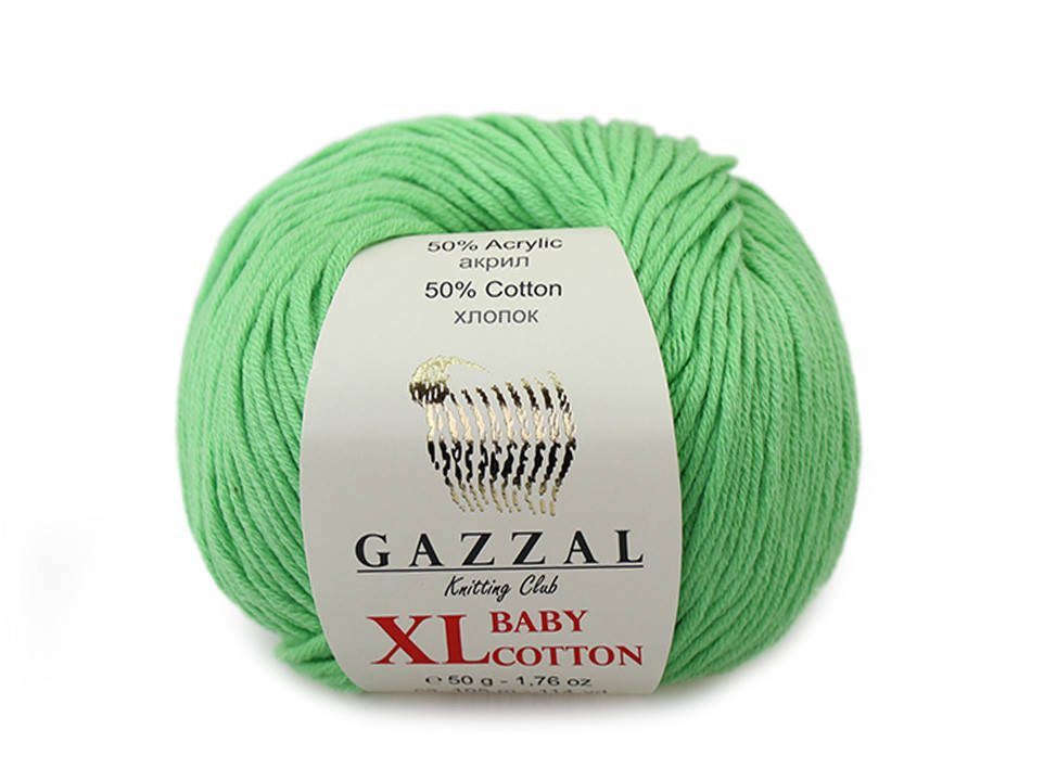 

Gazzal XL Baby Cotton, Салатовый №3466