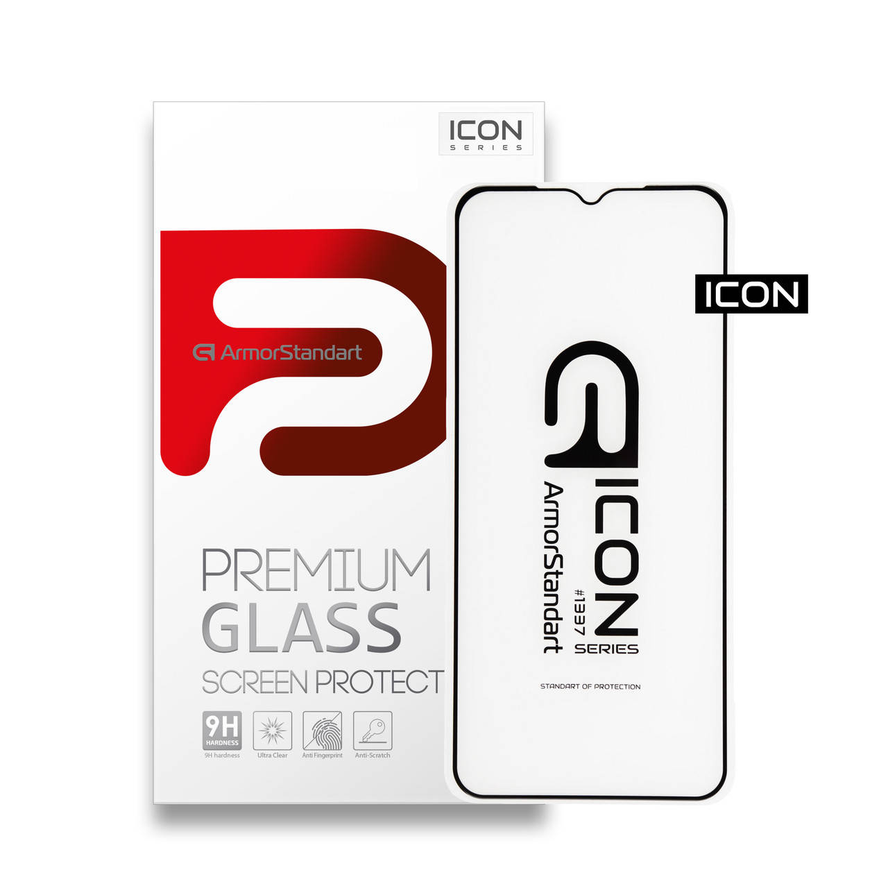 

Защитное стекло ArmorStandart Icon для Nokia 5.3 Black (ARM56794), Черный