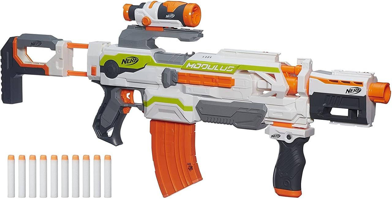 

Бластер Нерф Модулус ECS-10 Nerf N-Strike Modulus ECS-10 Blaster B1538