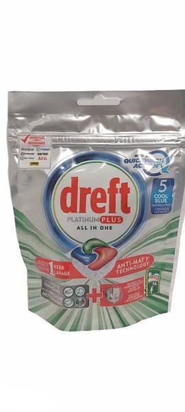 

Fairy Dreft Platinum PLUS капсули для посудомийних машин, 5 шт