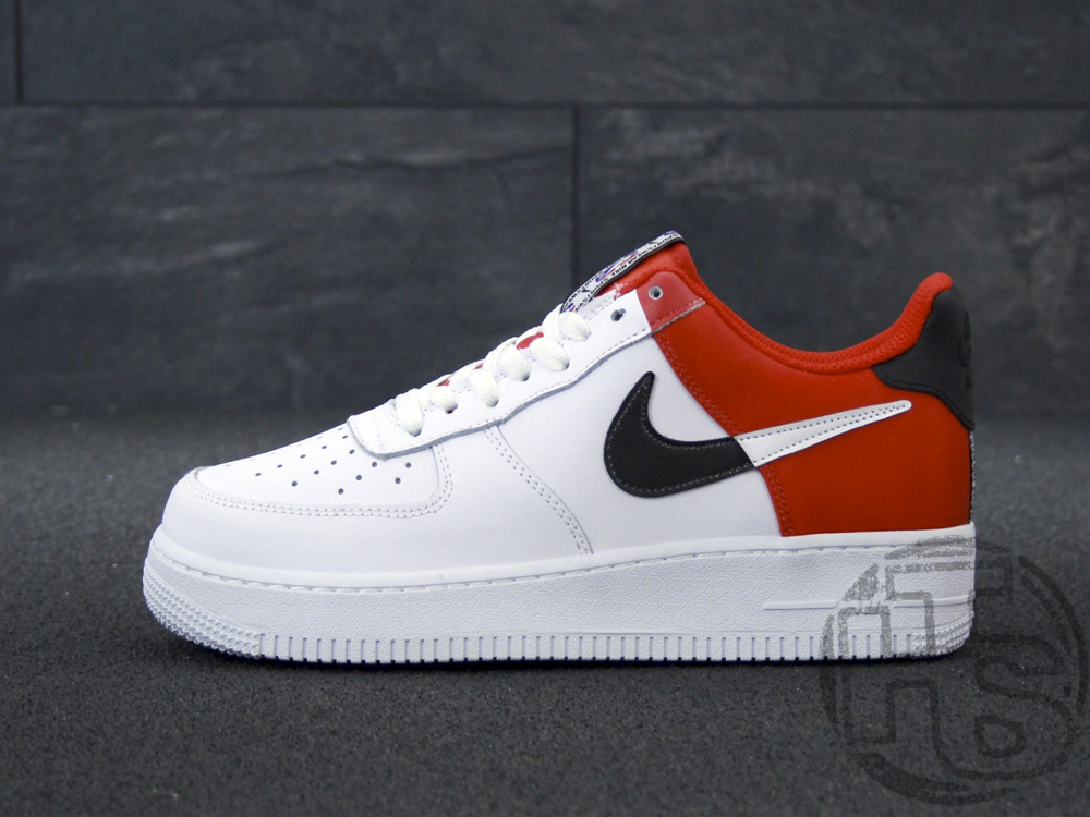

Мужские кроссовки Nike Air Force 1 '07 LV8 Red/White/Black BQ4420-600 42, Белый
