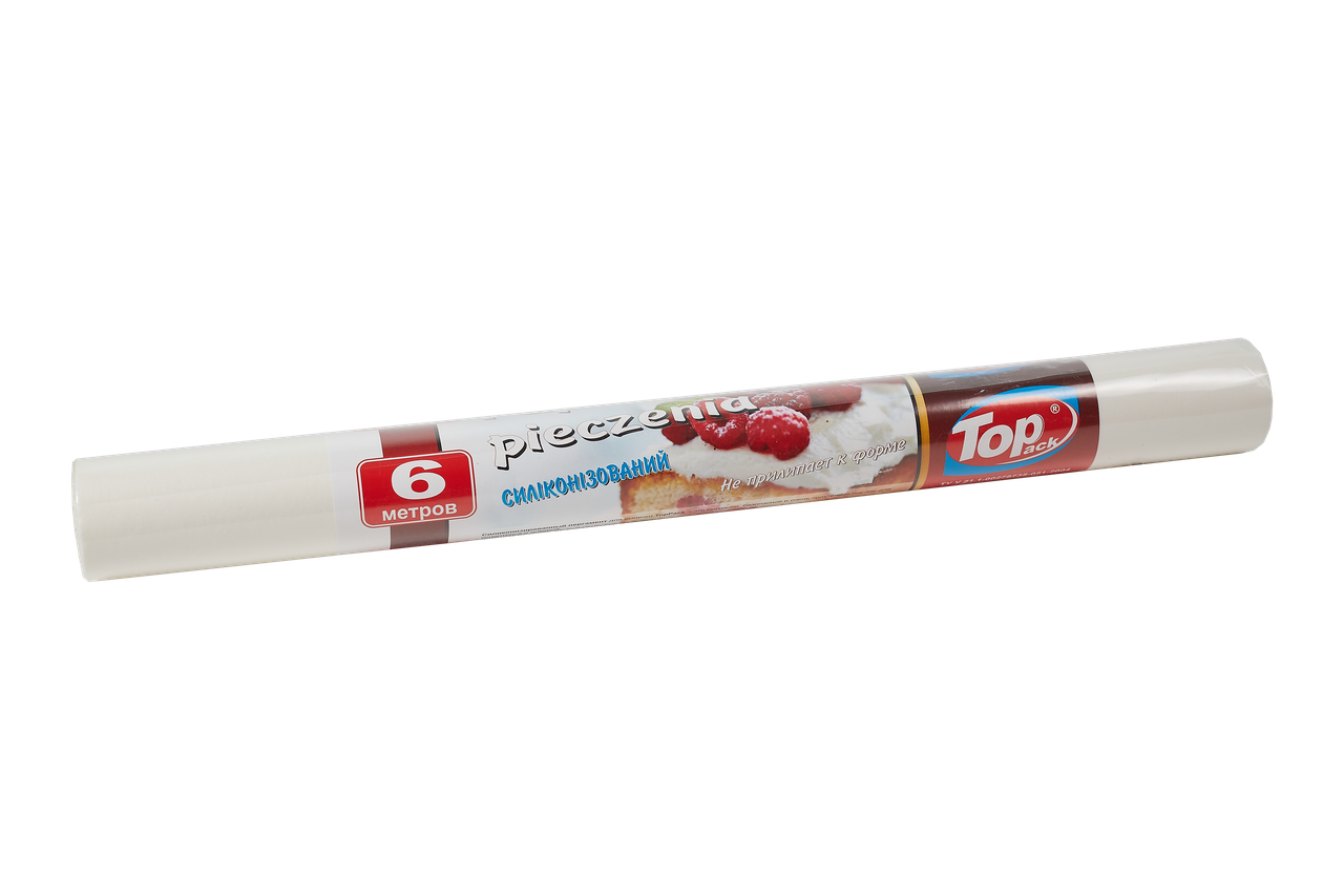 

Пергамент TOP PACK силикон белый 38см/6м