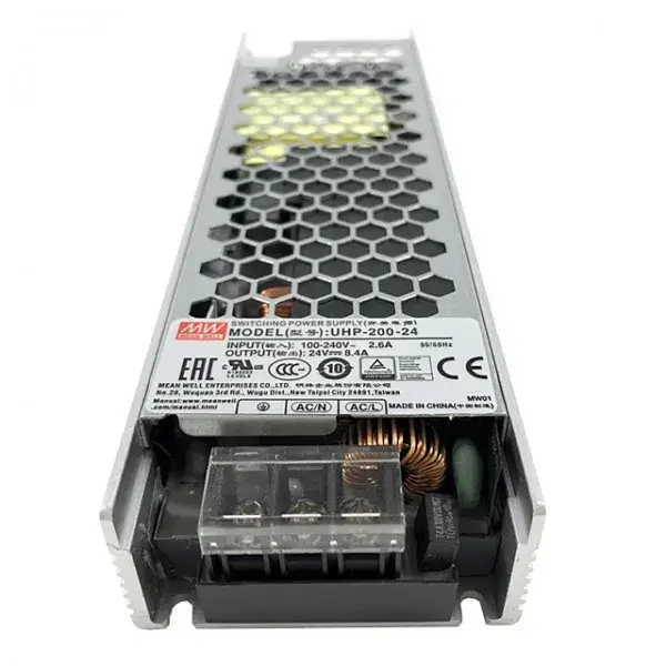 

Блок питания для освещения Mean Well UHP-200-24 201.6 W DC24V IP20