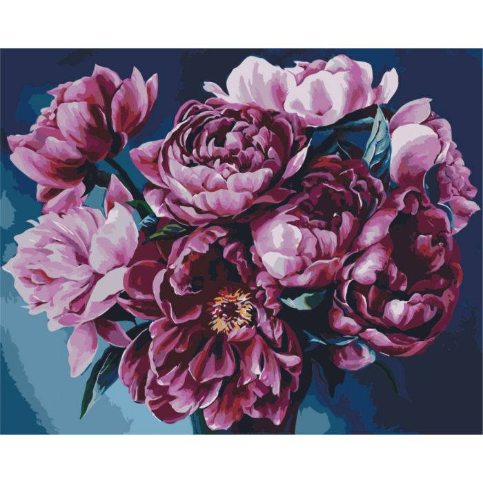 

Картина по номерам. Букет Признание в любви KHO2082, 40х50 см