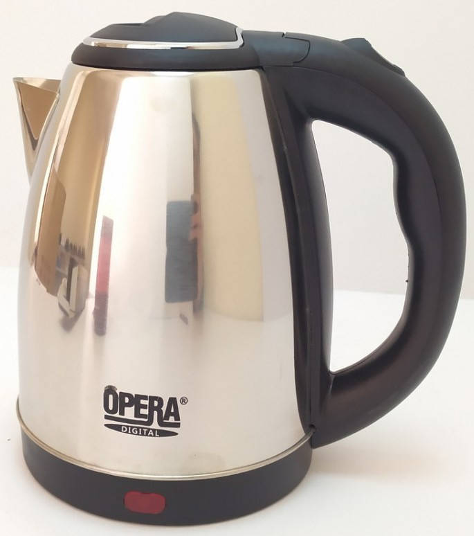 

Чайник електричний OPERA HD-5001 1500W 220V/50Hz 2.0L металевий сріблястий
