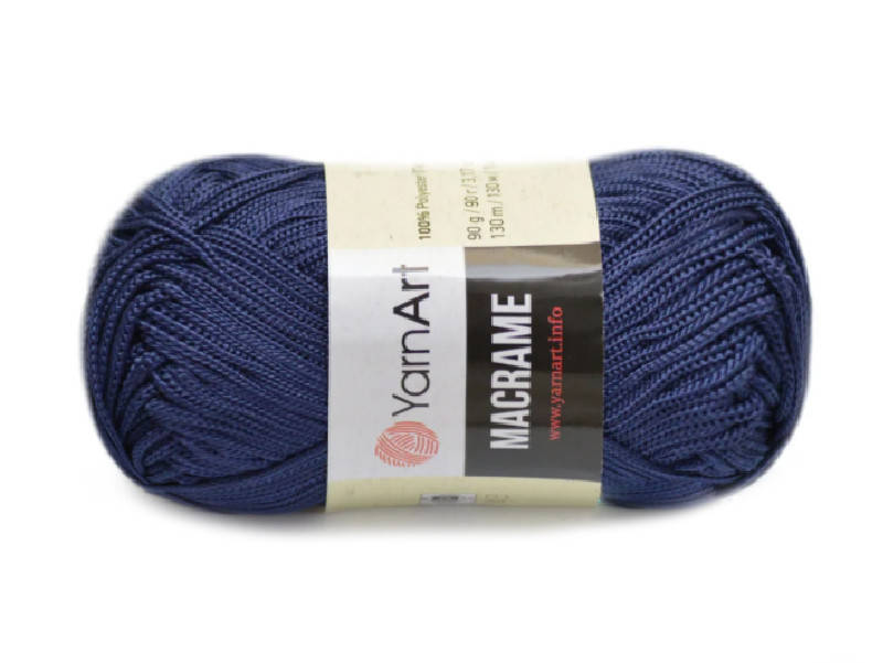 

YarnArt Macrame, Темно-синий №162