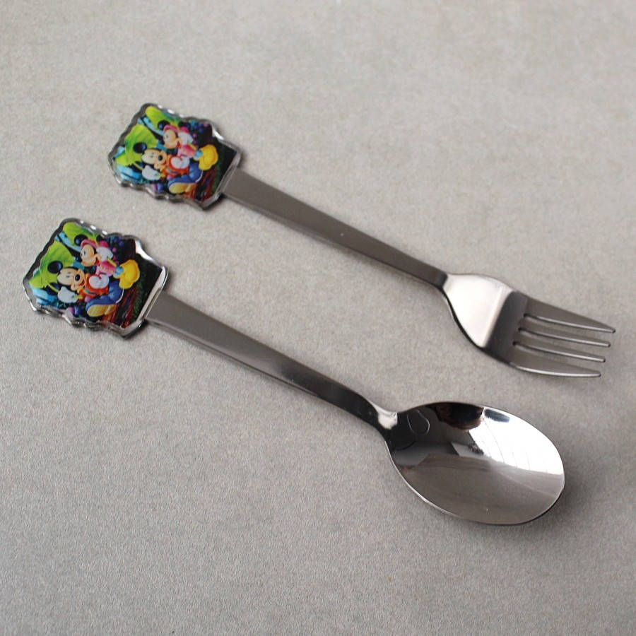

Набор детский ложка и вилка Isfahan "Микки Маус" 2 предмета (21012121/3), Разные цвета