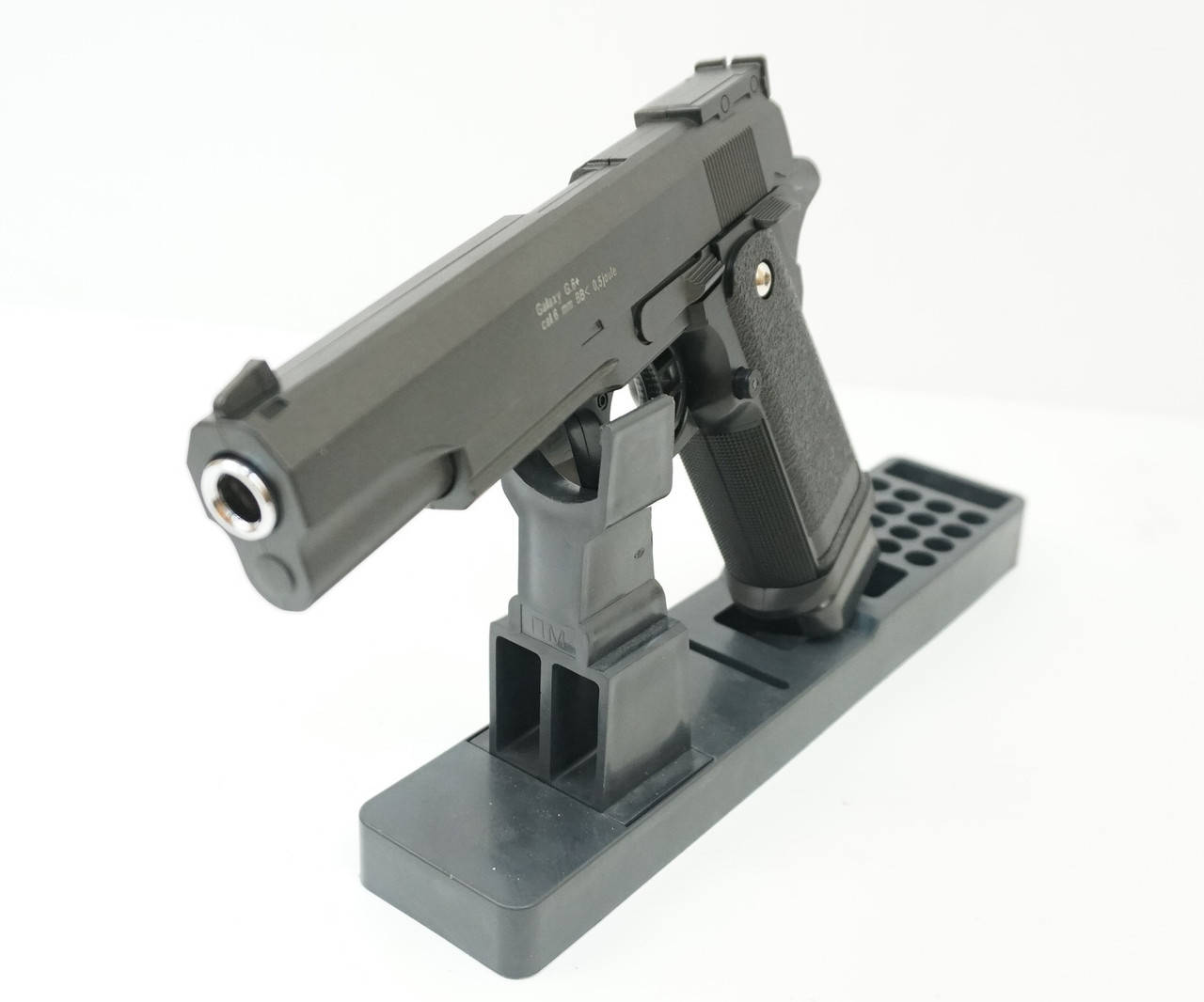 

Страйкбольный пистолет Galaxy G6+ Colt M1911 Hi-Capa, с кобурой, металл, черный.