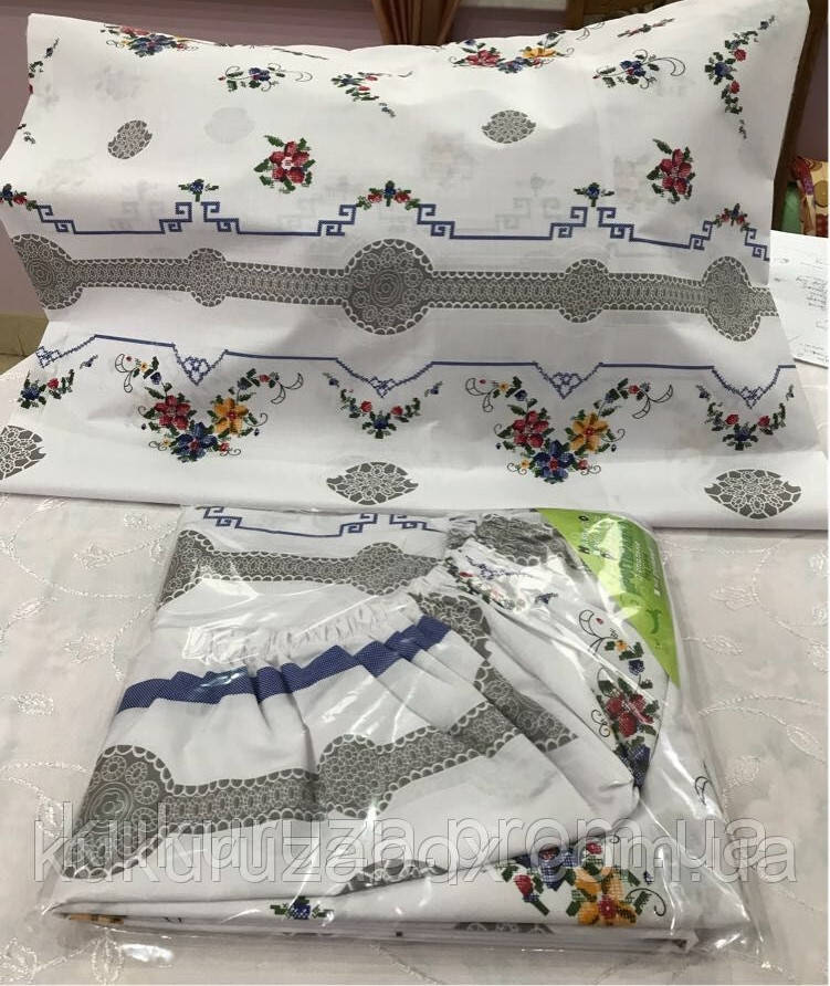 

Наволочка 70х70 из бязи Вишиванка, Разные цвета