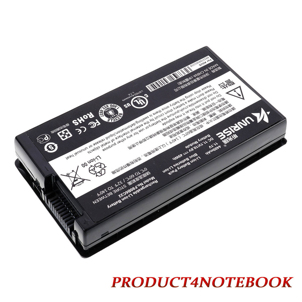 

Батарея Asus N80 N81 Z99L Z99H, Черный