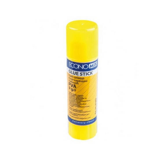 

Клей-карандаш сухой "Economix" PVA E41202, 9гр.