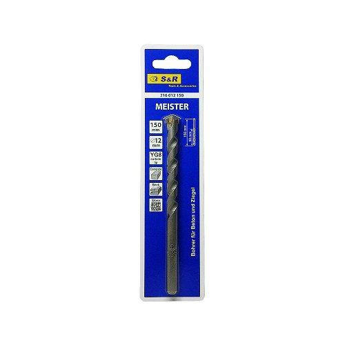 

Сверло по бетону S&R Meister 12x150 мм 216012150
