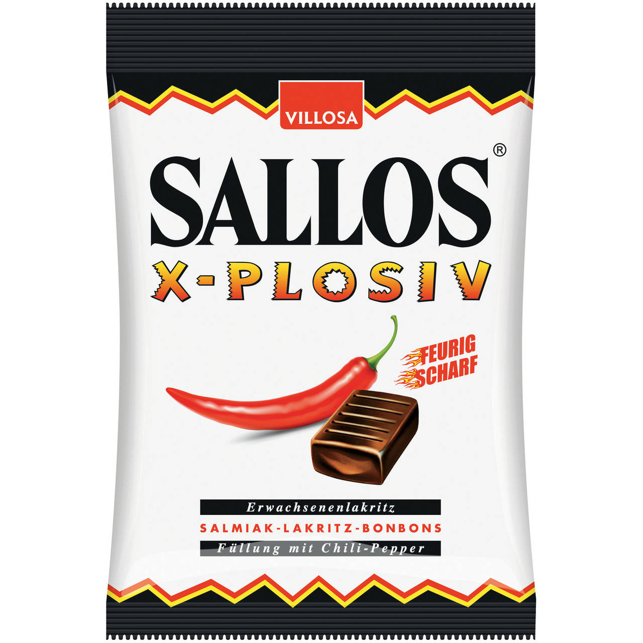 

Лакрица Villosa Sallos Lakritz Xplosiv 150 g