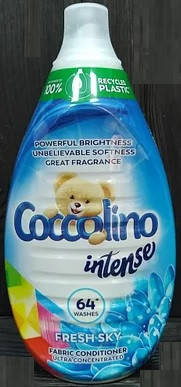 

Парфумований ополіскувач Coccolino Intense Fresh Sky 64 прань 960 мл.