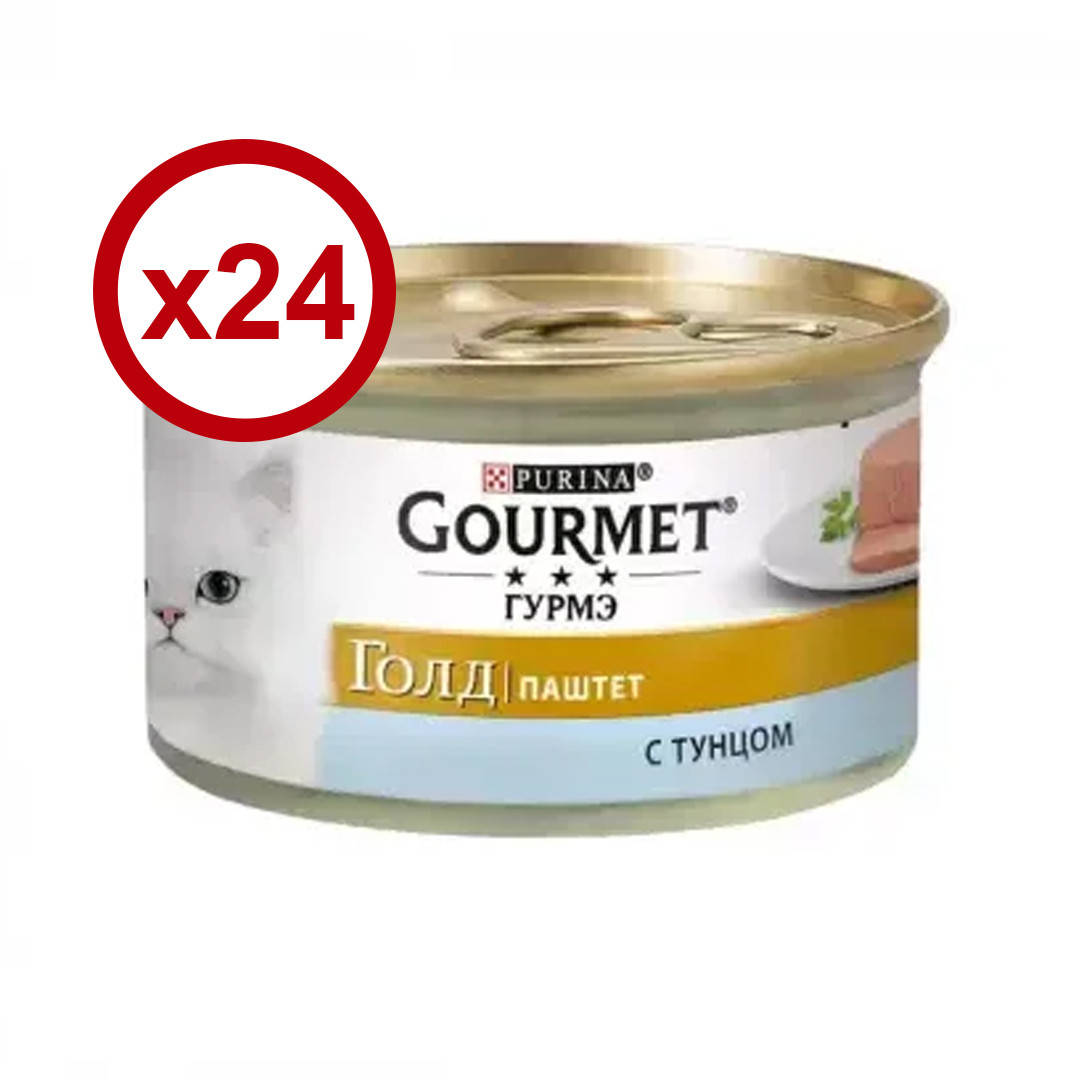

Gourmet Gold паштет с тунцом 85г*24шт