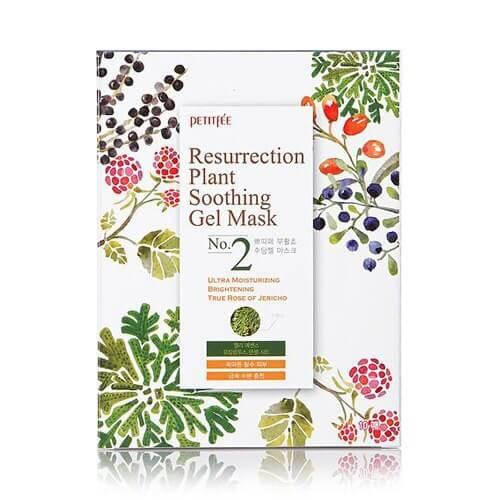 

Успокаивающая тканевая маска с Иерихонской розой Petitfee Resurrection Plant Soothing Gel Mask, 30 г