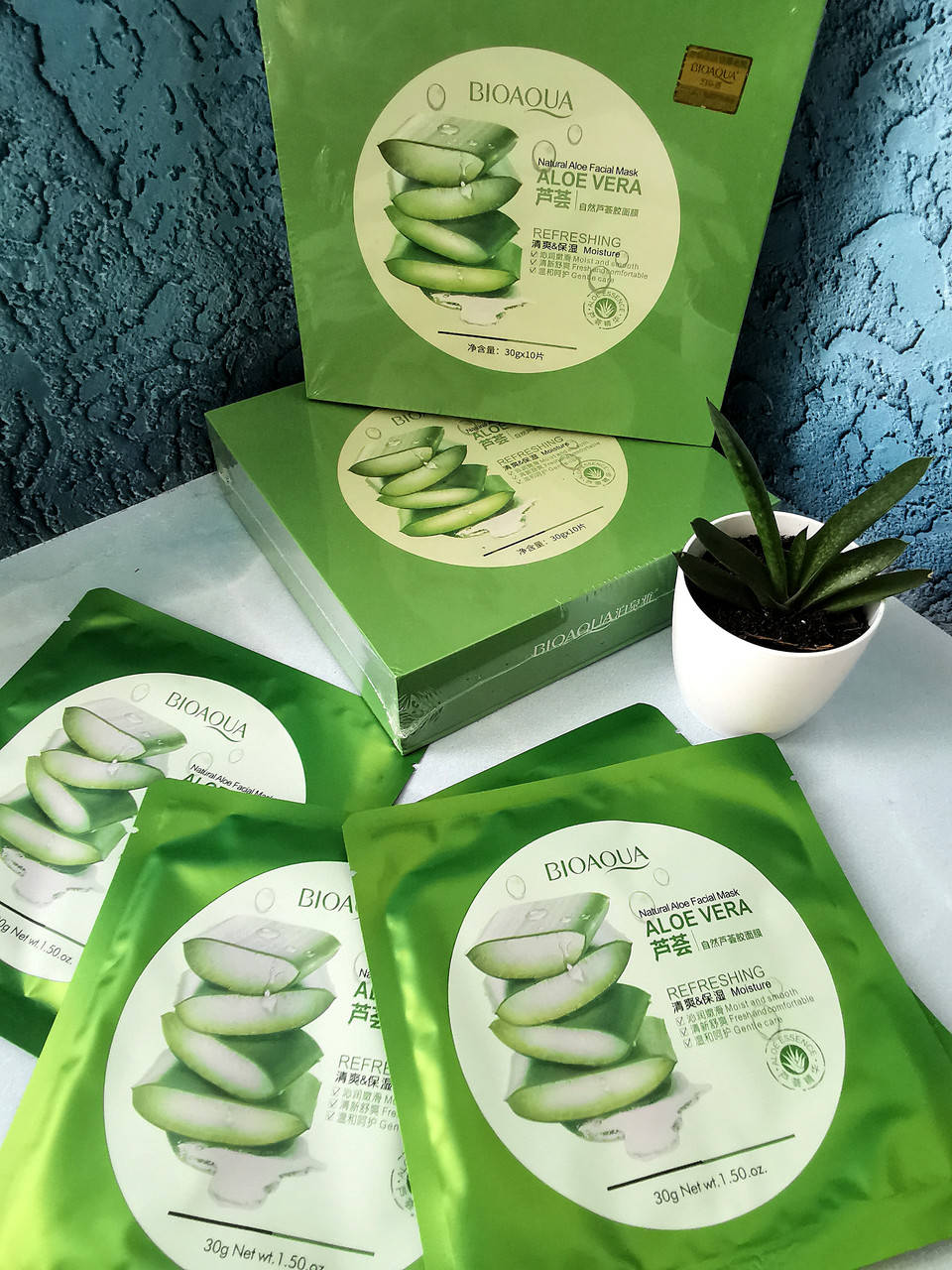 

Тканинна маска Aloe Vera 92 % Soothing Gel Face Mask