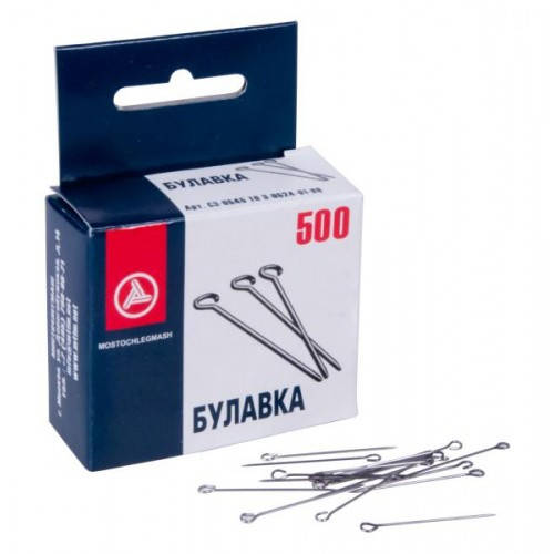 

Булавки портновские МОСТОЧЛЕГМАШ (500шт) ORIGINAL цельнометаллические 3см (6162)
