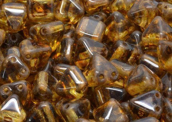 

Pyramid Stud 6mm (2 Holes) Чеські скляні намистини (10 шт)