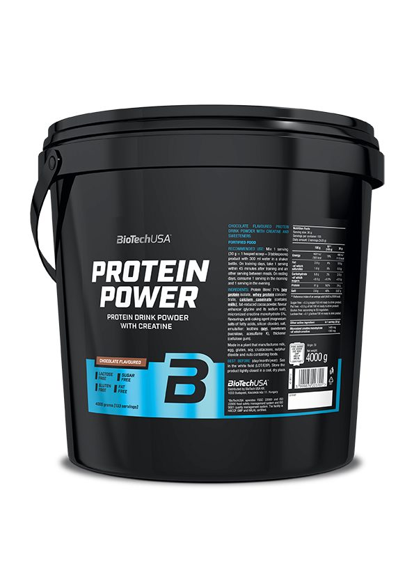 

Комплексный протеин BioTech Protein Power (4000 г) биотеч павер шоколад