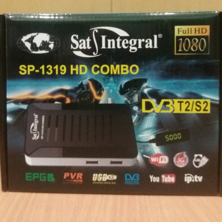 

Комбинированый спутниковый ресивер Sat-integral SP 1319 HD COMBO