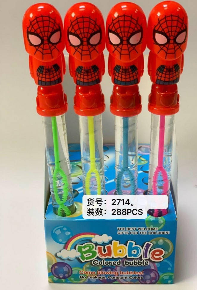 

Мыльные палки-пузыри Человек-паук, средние