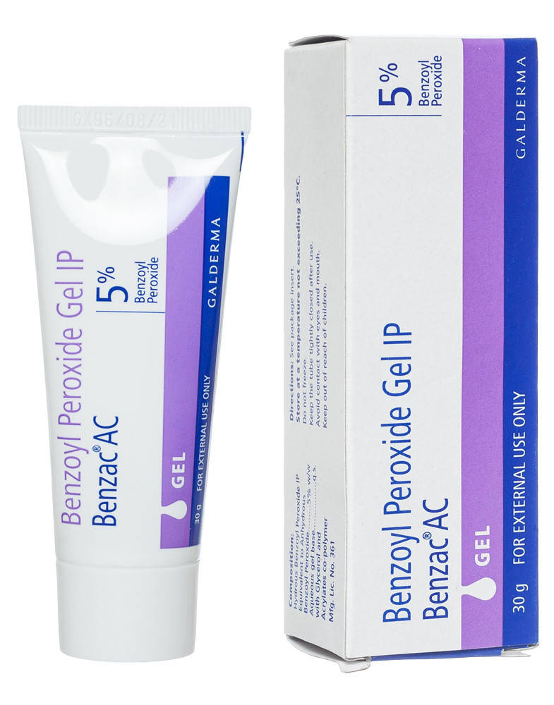

ПЕРЕКИСЬ БЕНЗОИЛА 5% КОРРЕКТИРУЮЩИЙ ГЕЛЬ Benzoyl Peroxide Gel 5%