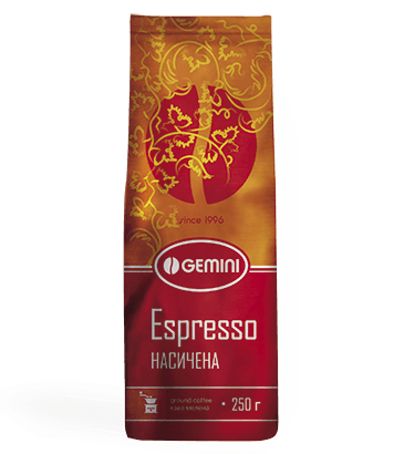 

Кофе молотый Gemini Espresso 250 гр