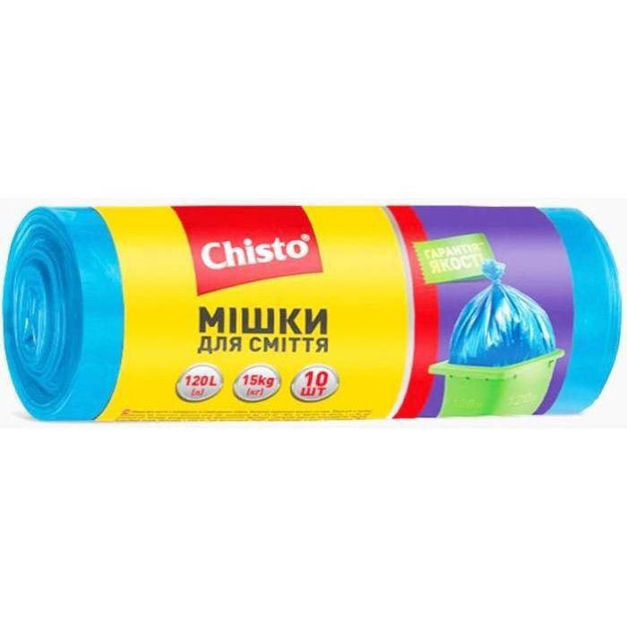 

Мешки для мусора Chisto прочные 120л, 10 шт