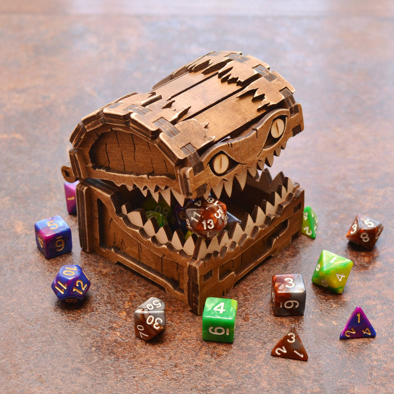 

Коробка для дайсов (игральных кубиков D&D, Dungeons & Dragons) Мімік