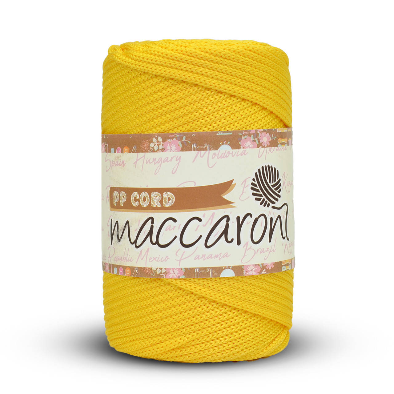 

Полипропиленовый шнур Maccaroni PP Cord 5 mm Желток