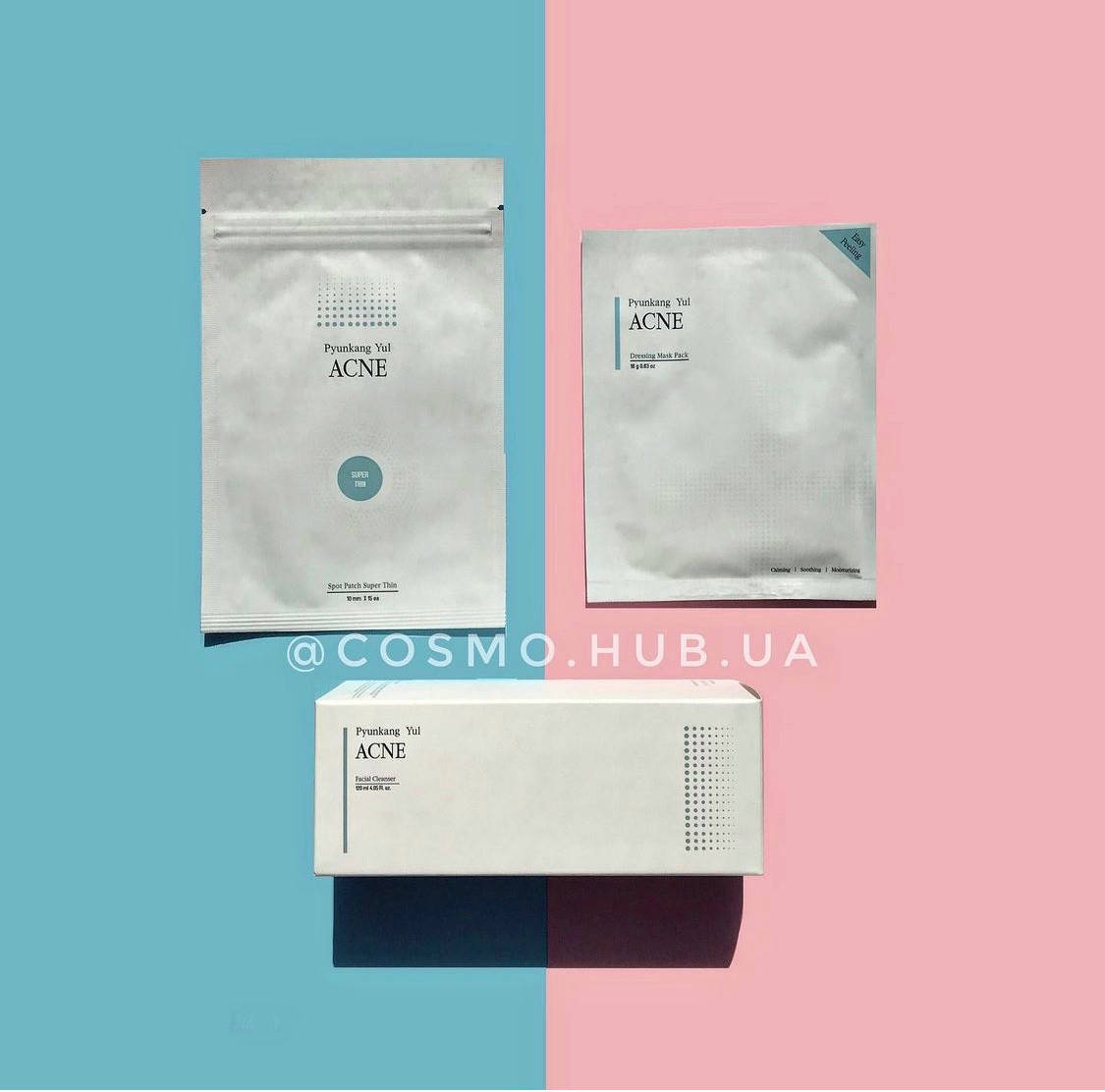 

Пенка для умывания ACNE Facial Cleanser 120ml + ACNE Spot Patch Super Thin 1ea+Acne Dressing Mask Pack 1ea